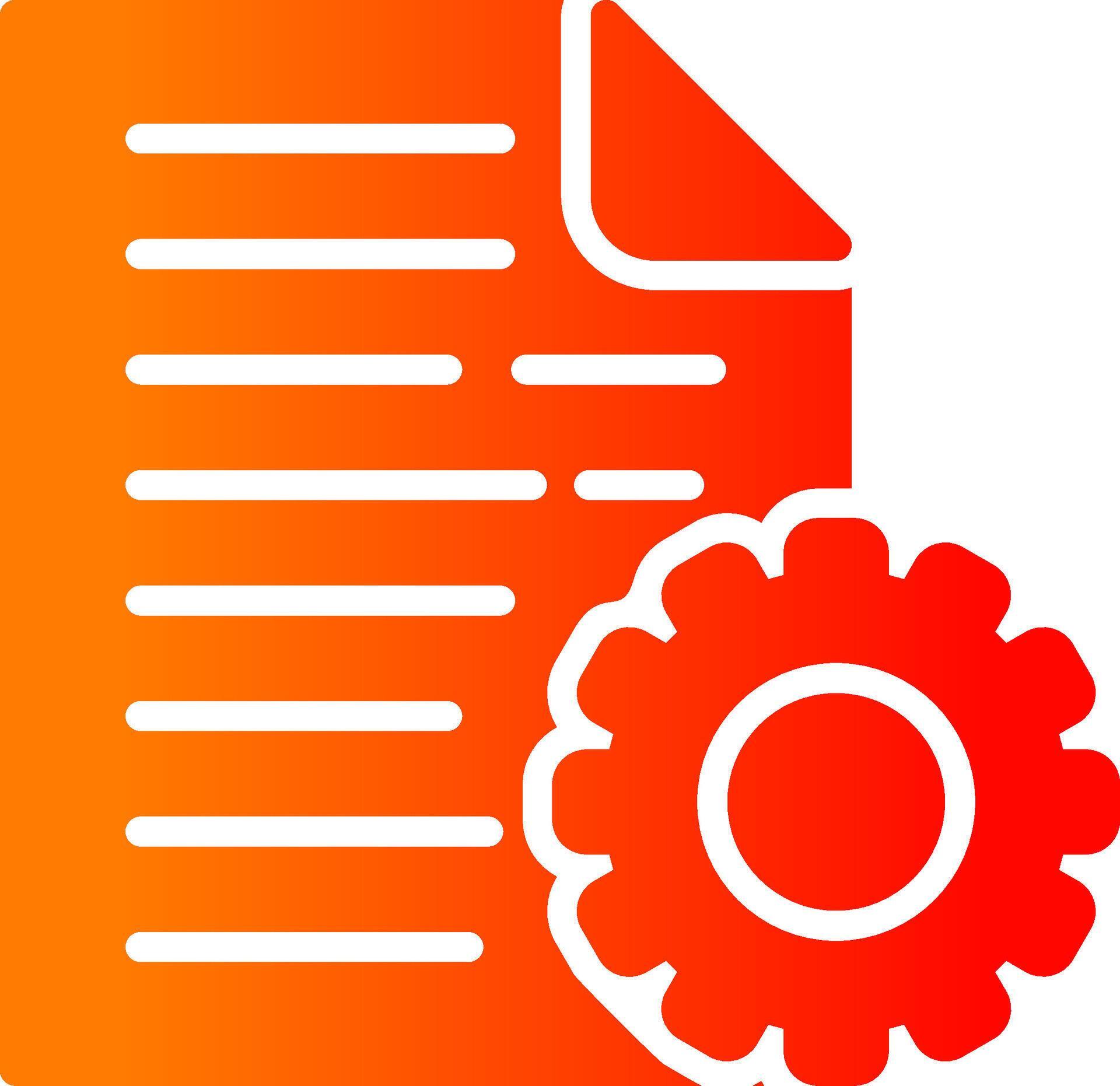 Document Setting Icon 50848606 Vector Art at Vecteezy