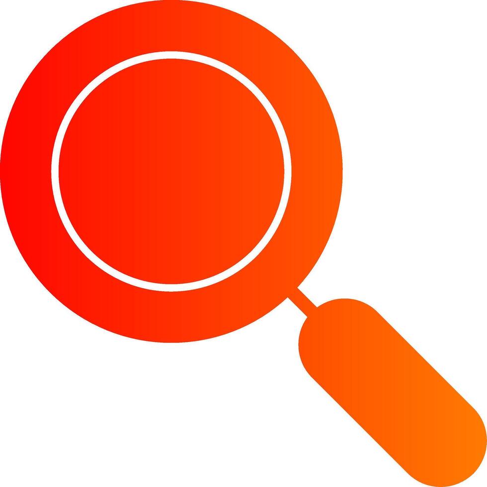 Search Glyph Gradient Icon vector