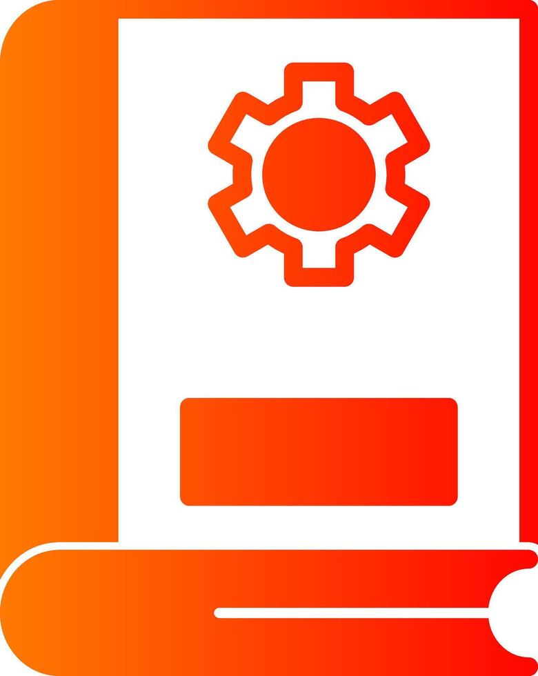 Book Setting Icon vector