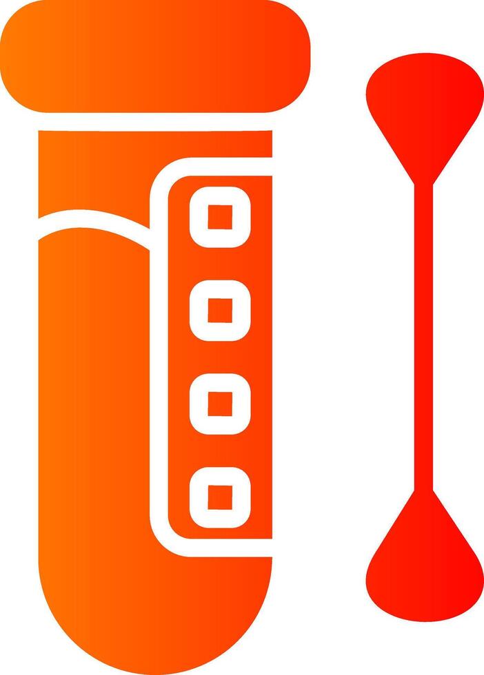 Test Glyph Gradient Icon vector