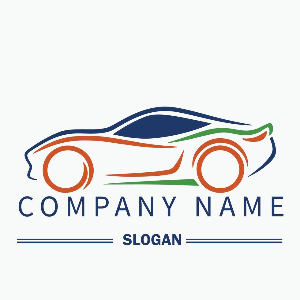 car logo rental car logos design modern and simple concept illustration, Famous Automotive emblem Car rental logo template design, vector