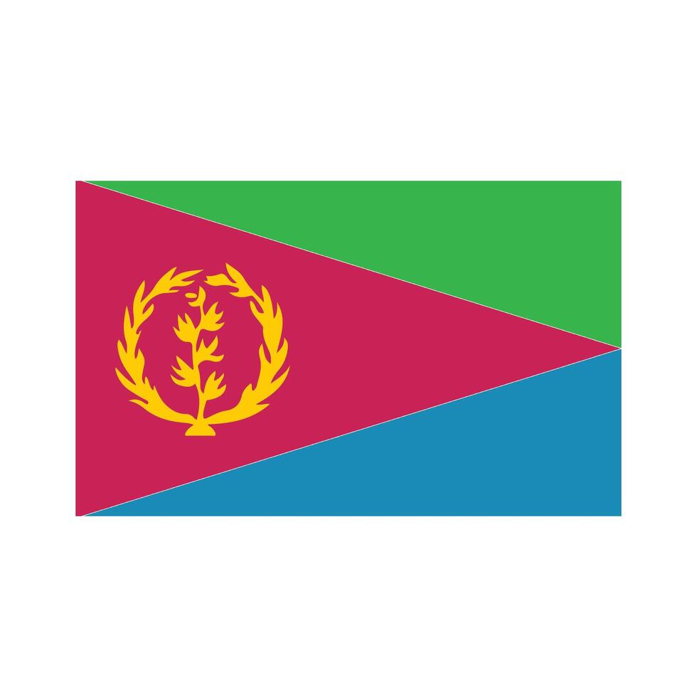 eritrea country flag vector