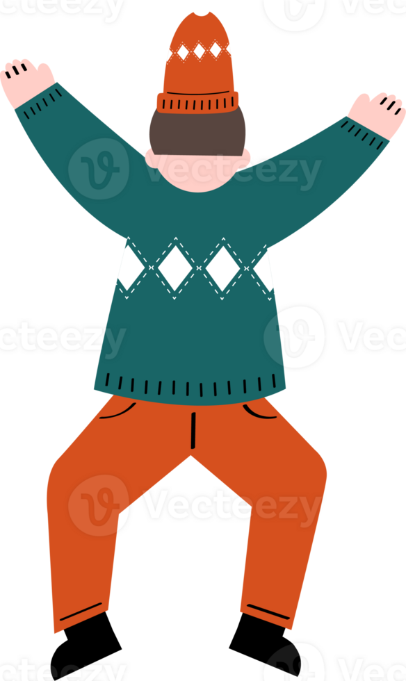 A boy is dancing png