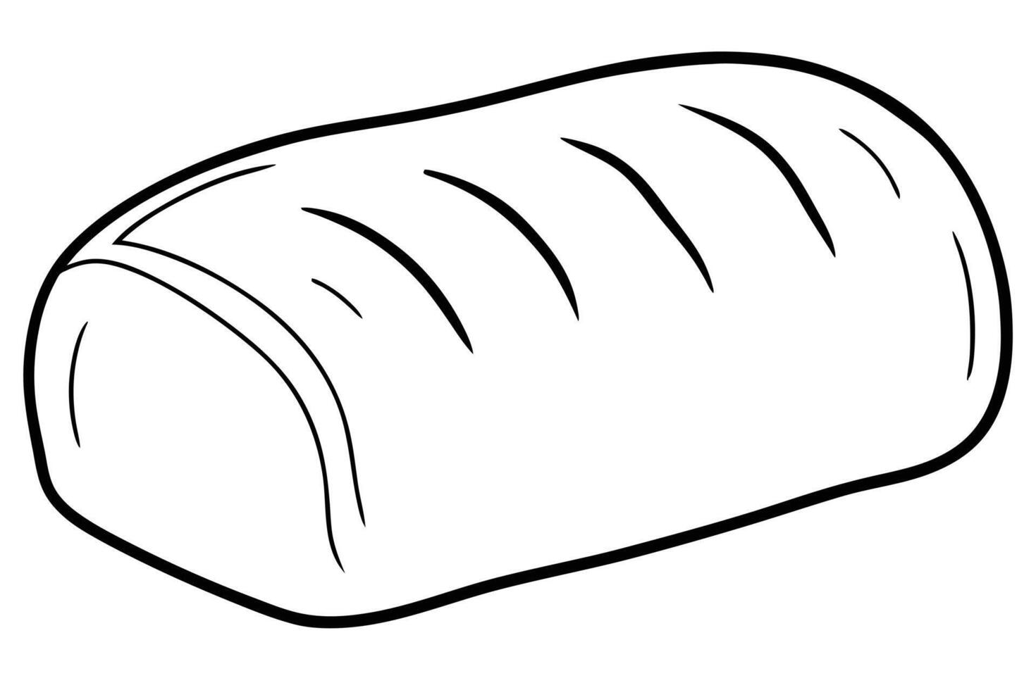 Fresh bake bakery pastry in minimal continuous vector