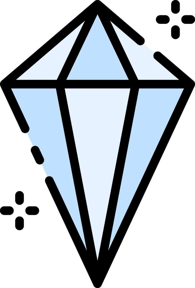 Diamond icon illustration vector