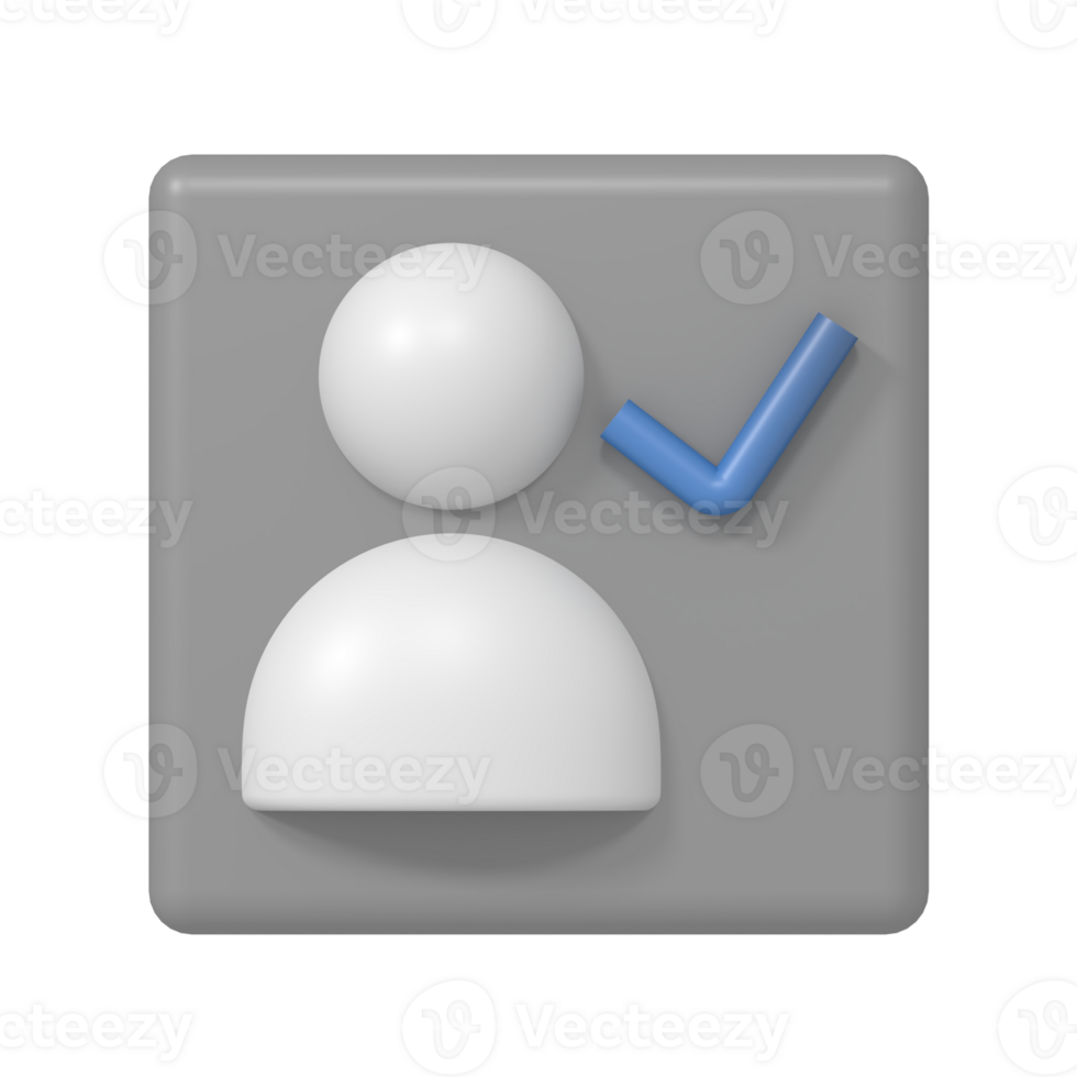 Profile tick friend of social media png