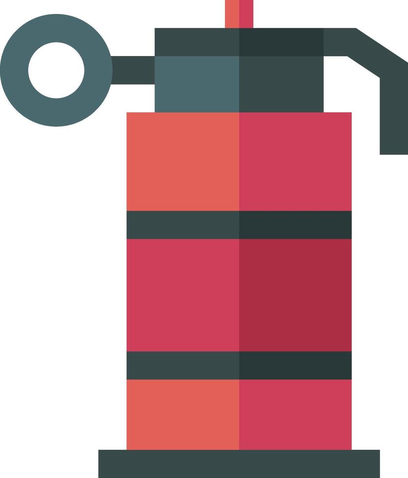 Fire extinguisher illustration vector