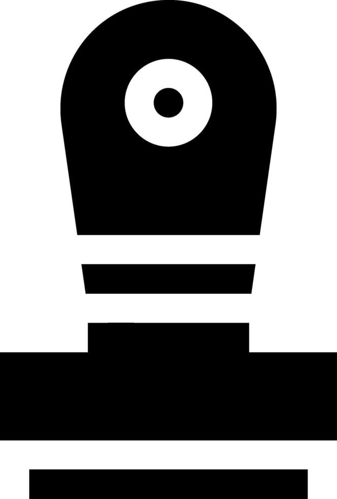 A black and white icon of a valve vector