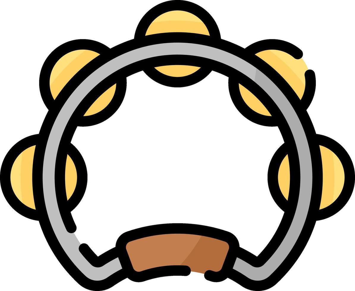 A cartoon ring with a handle and a handle vector