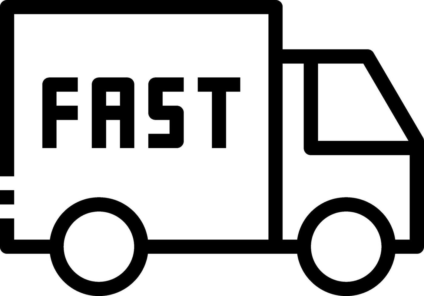 Fast delivery icon vector