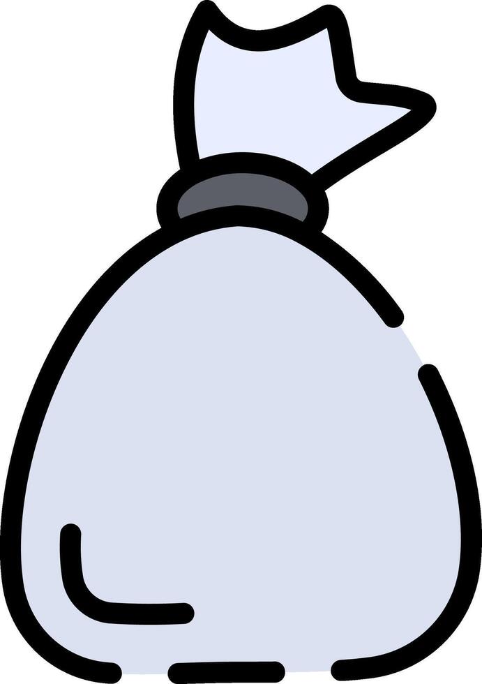 A bag of money icon on a white background vector