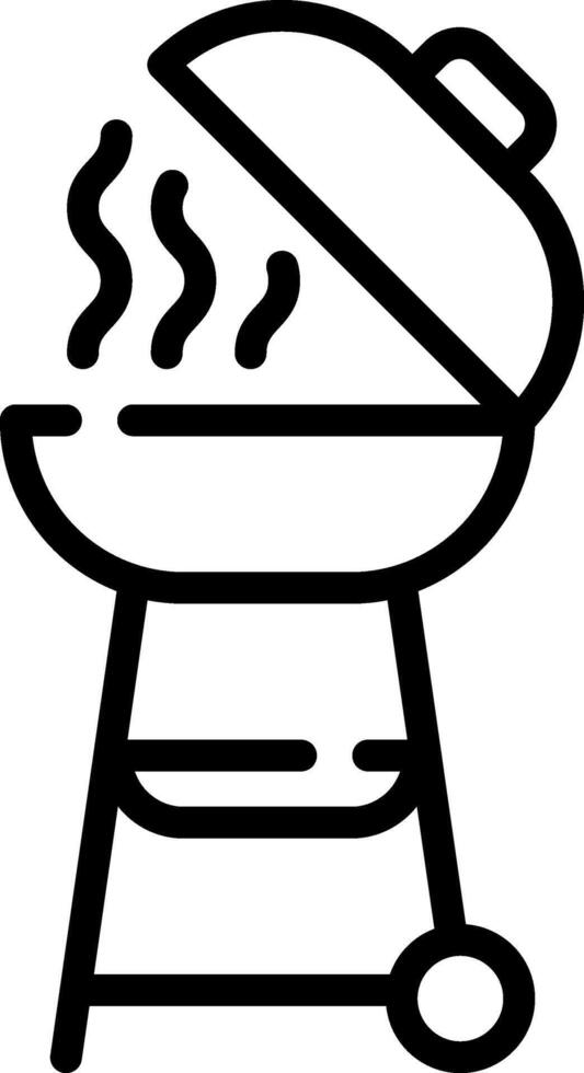 Bbq grill icon vector