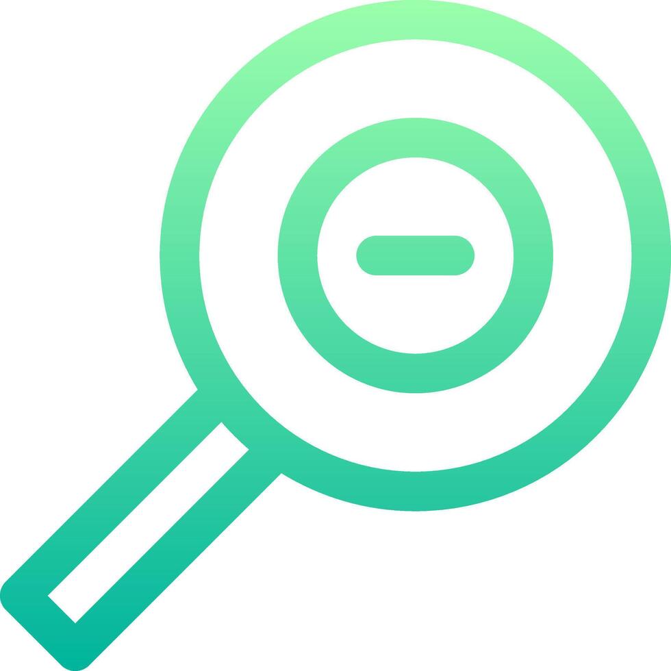 A magnifying glass icon on a white background vector