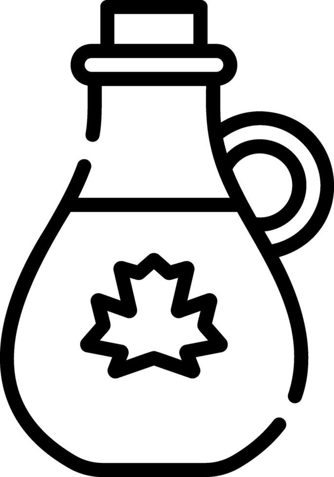 Canada maple syrup coloring pages vector