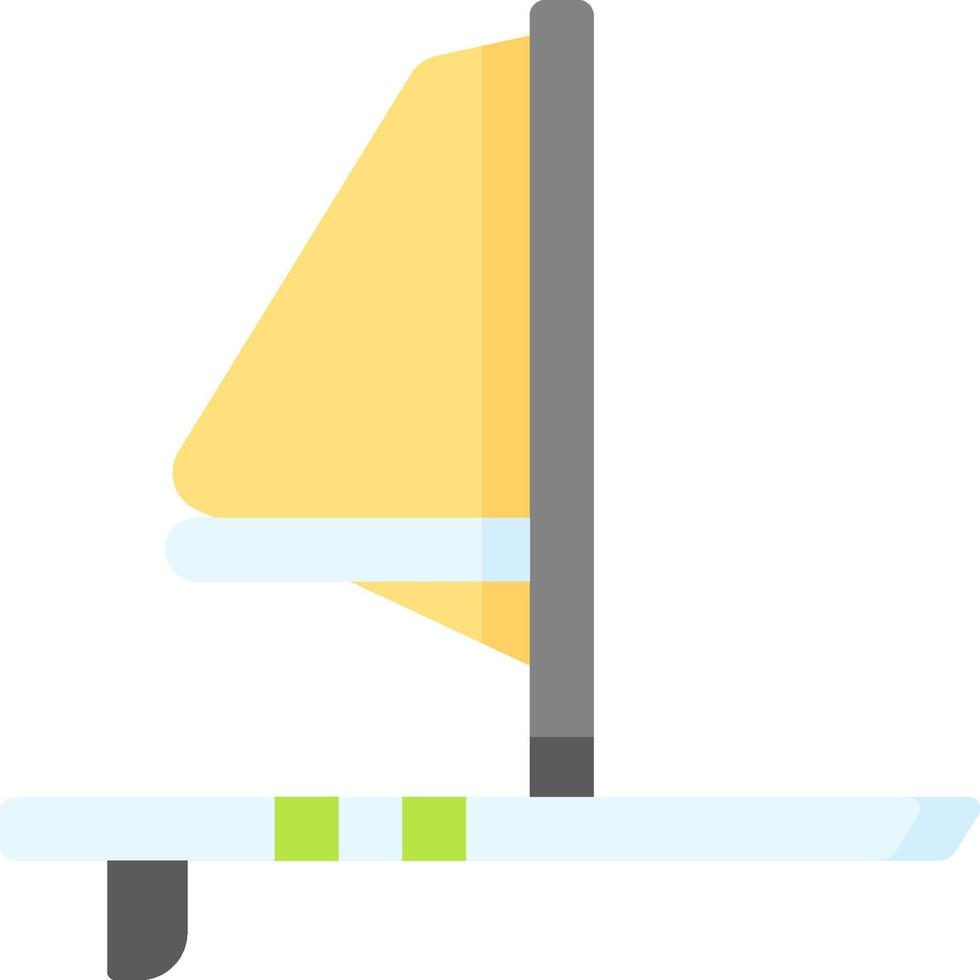 A sailboat on a white background vector