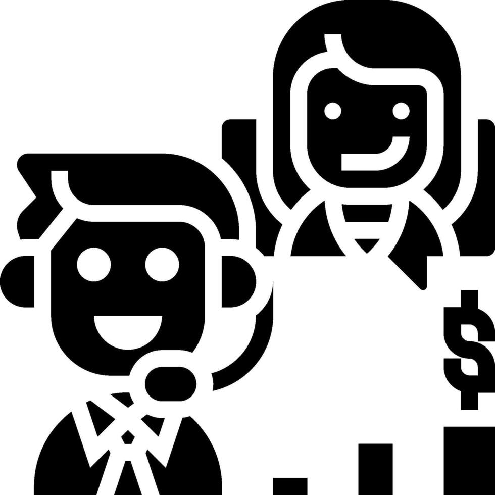 A black and white image of a man and woman with a phone vector