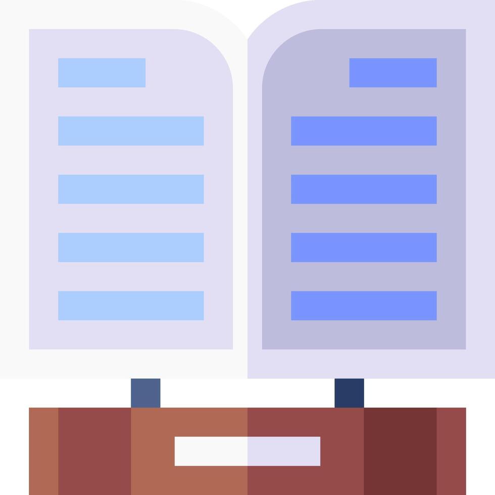 Open book icon vector