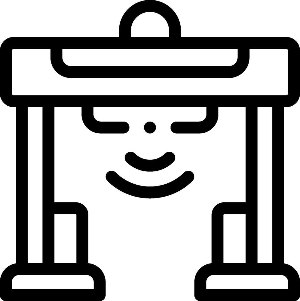 A black and white image of a man in a chair vector