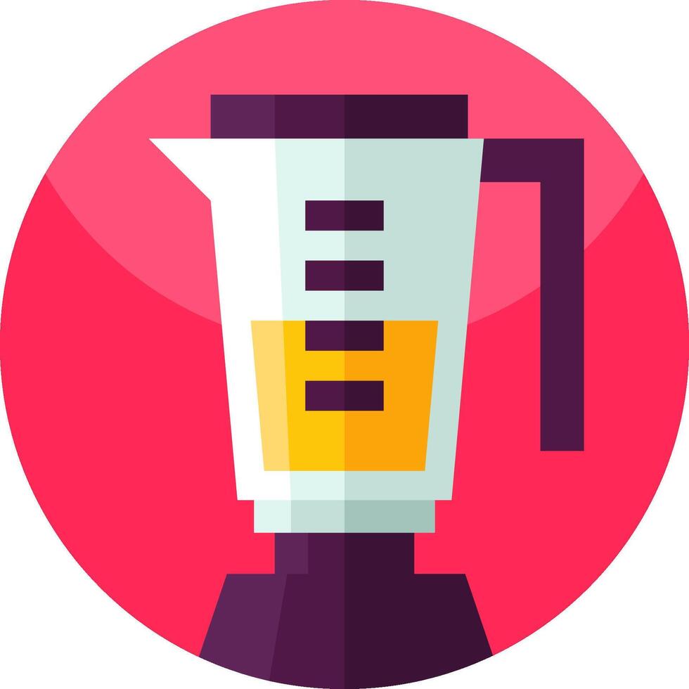 A blender icon on a pink background vector