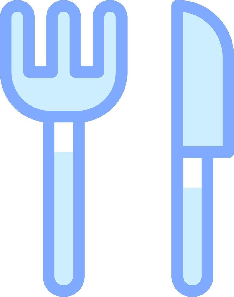 Fork and knife icon vector