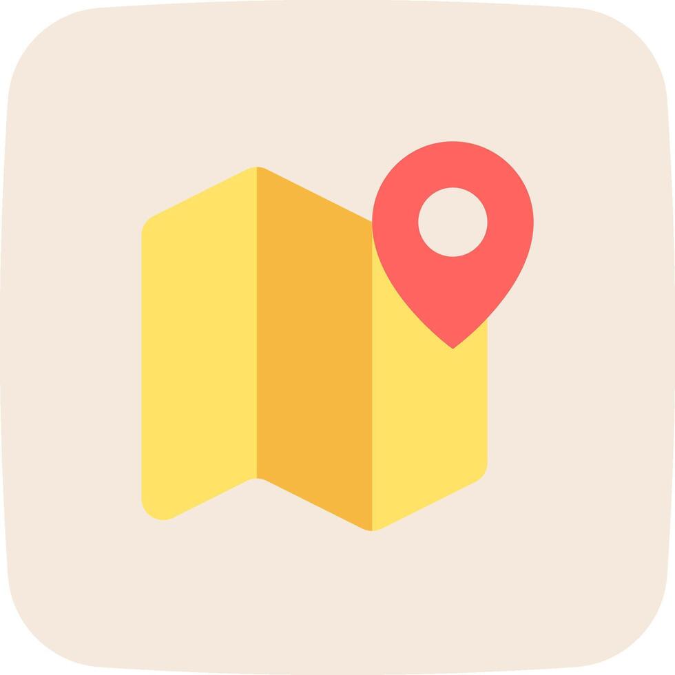 The icon for a map pin on a white background vector