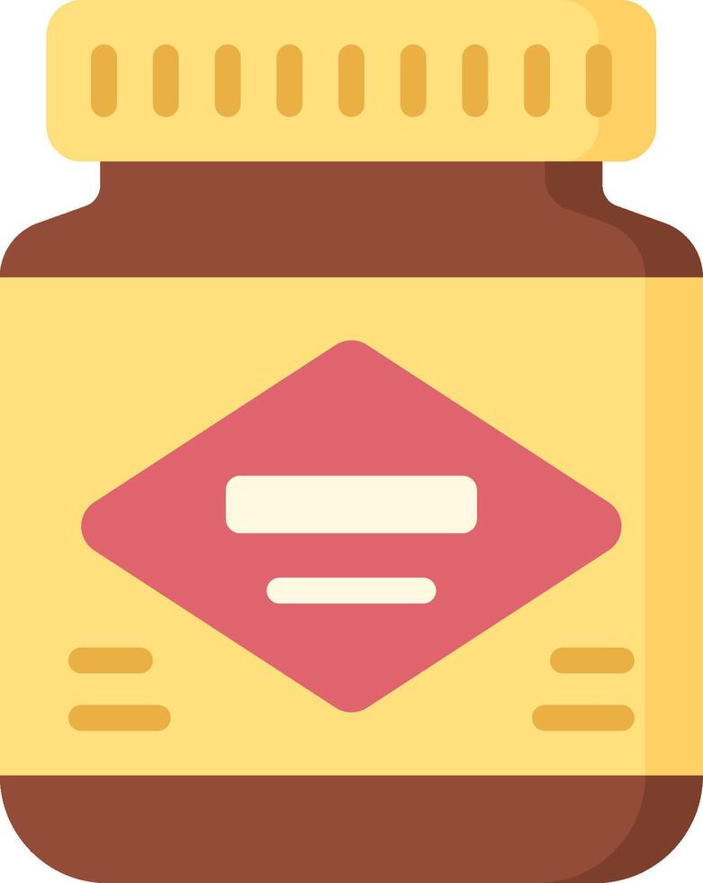 A jar of honey on a white background vector