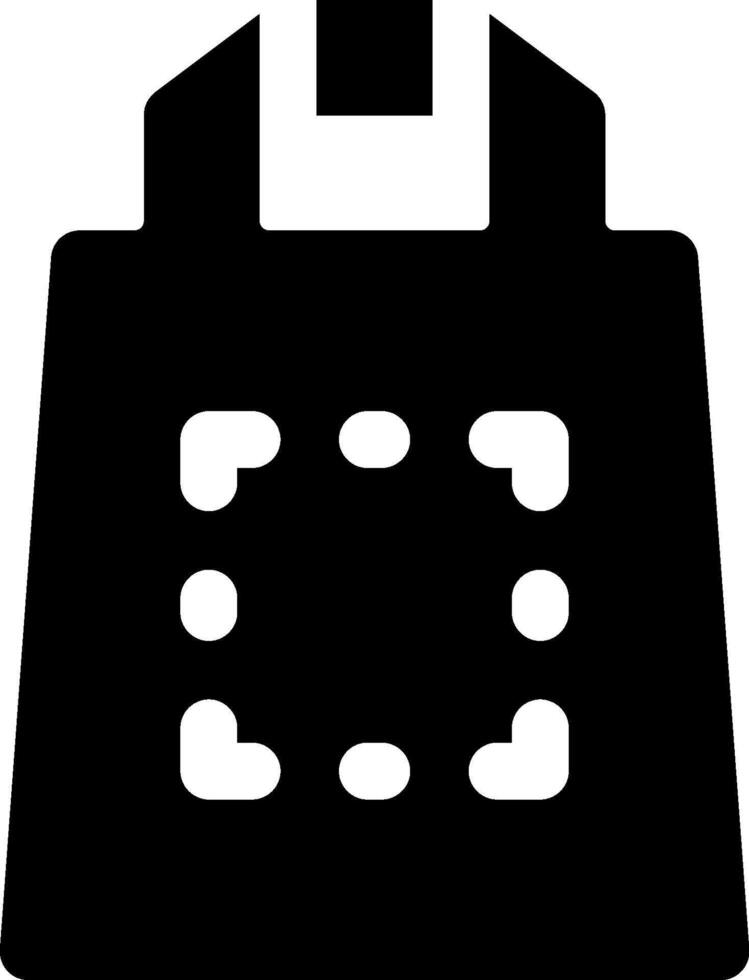 Shopping bag icon vector