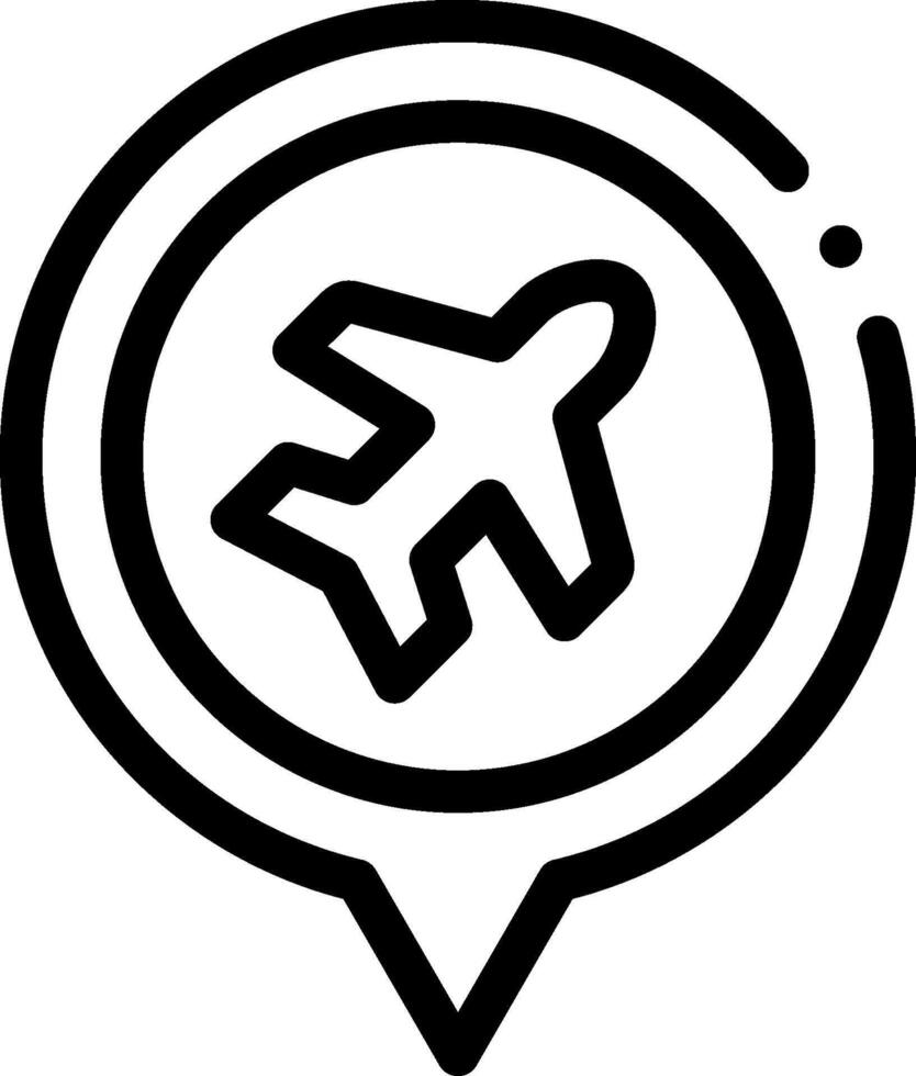 Airport icon illustration vector