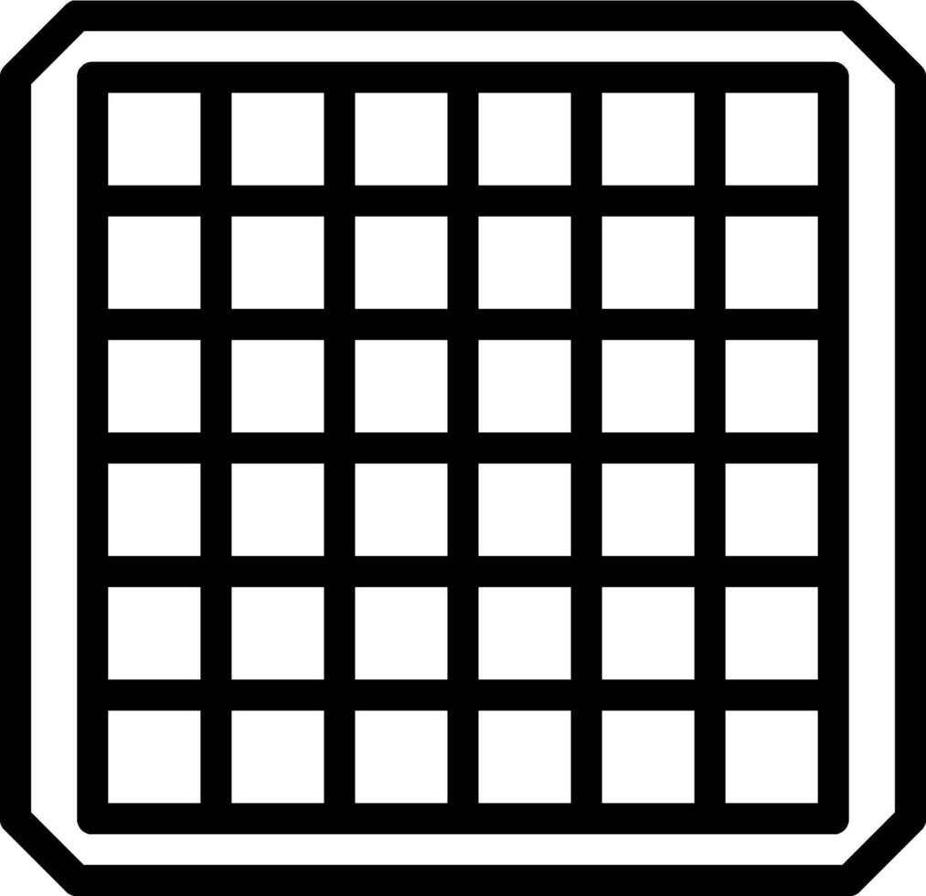A square grid with squares on it vector