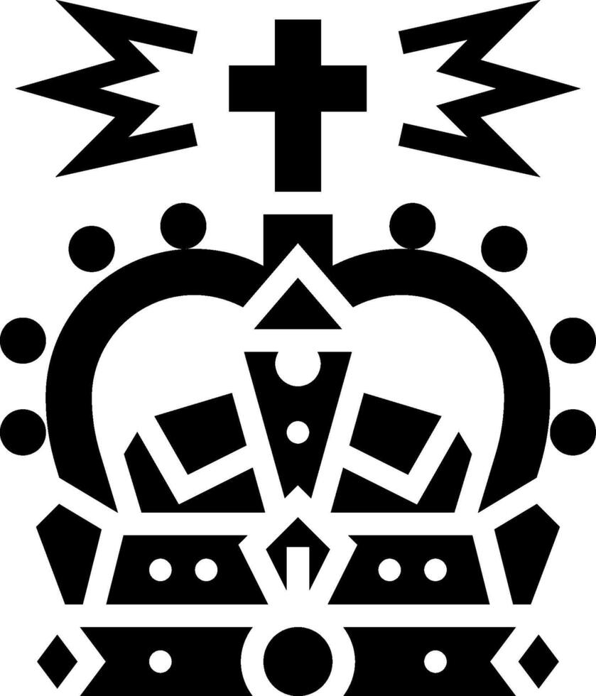 The crown of england clipart vector
