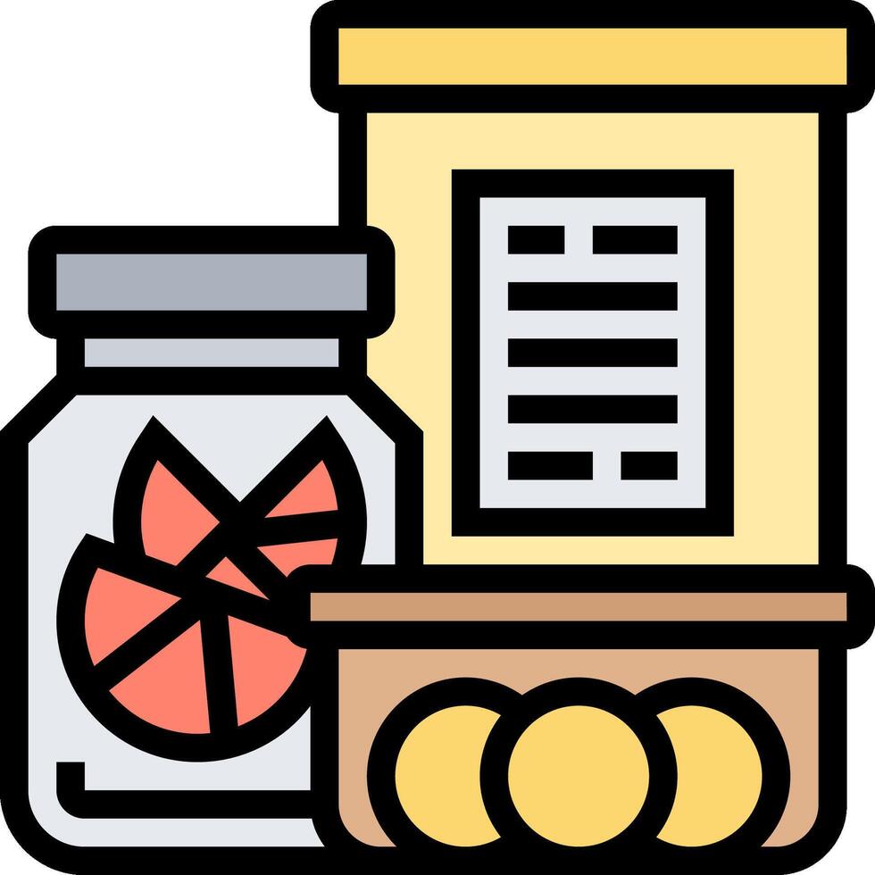 Food and drink icon illustration vector