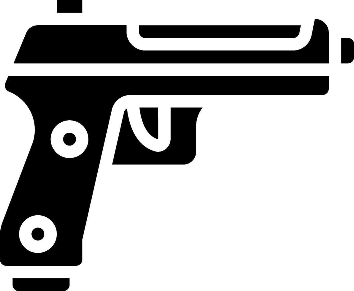 A gun icon on a white background vector