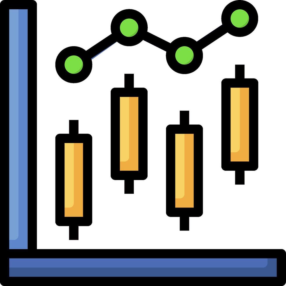 An icon of a bar chart with arrows vector