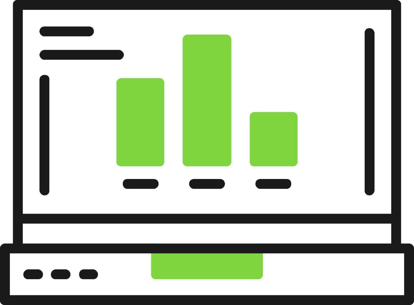 Chart Icon Design vector