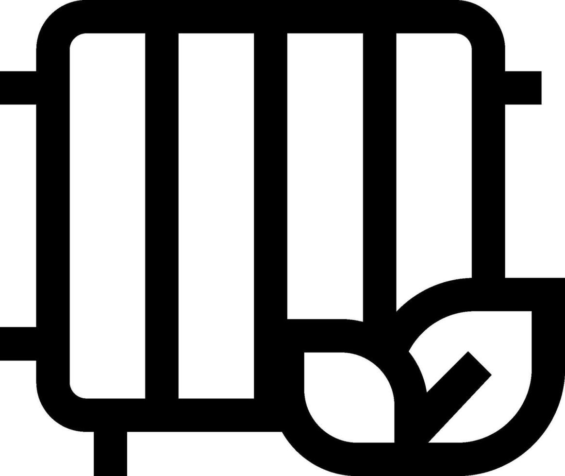 A black and white icon of a grill vector
