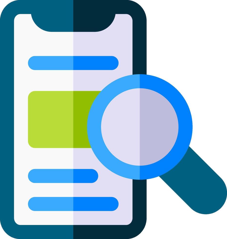 Mobile app search engine optimization vector