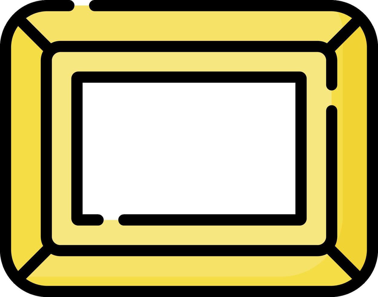 A square frame with a white background vector