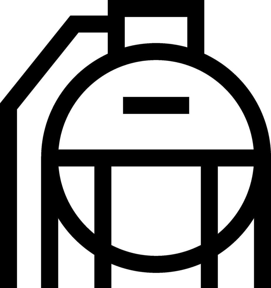 A black and white image of a helmet vector
