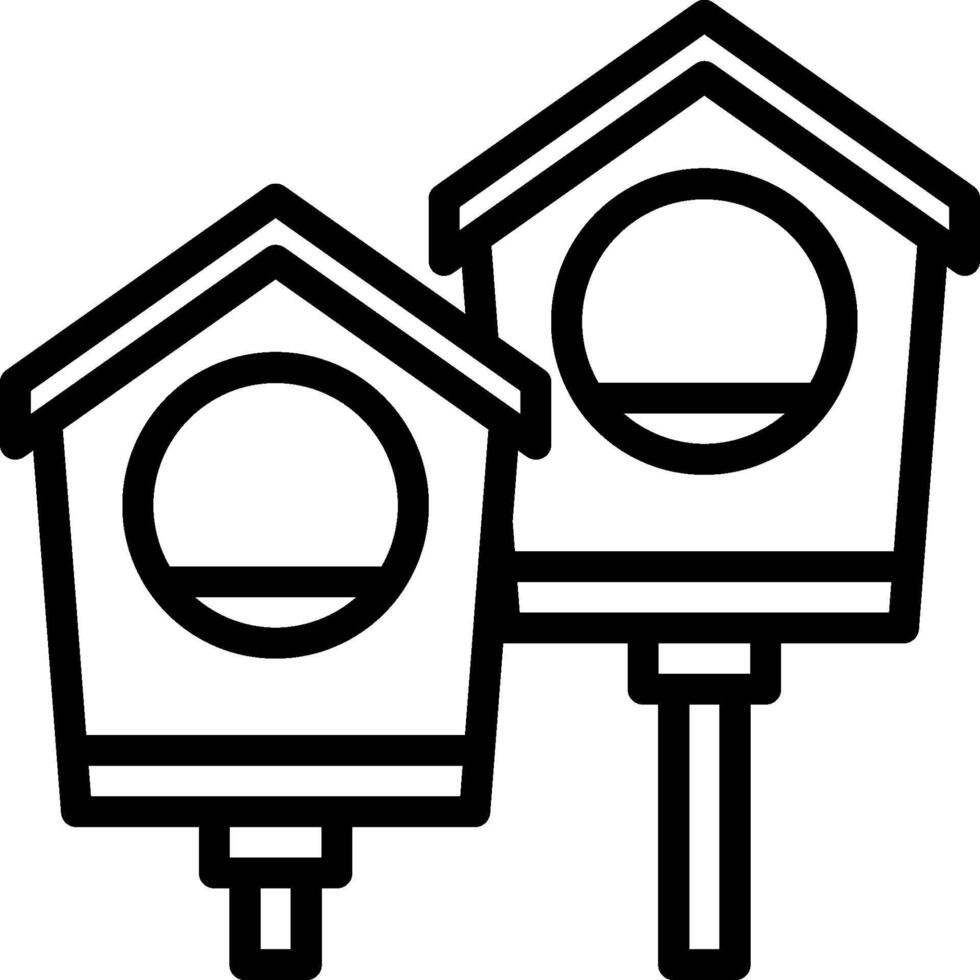 Birdhouse icon illustration vector