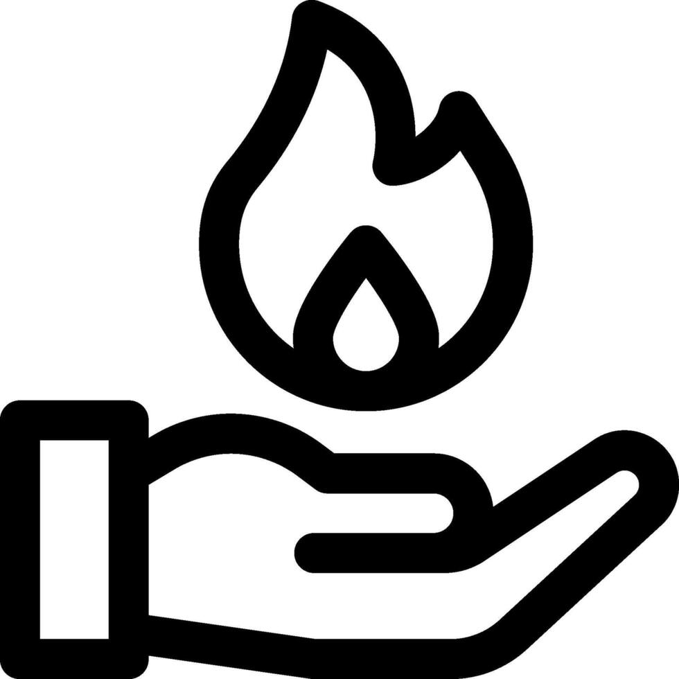 Fire safety icon vector