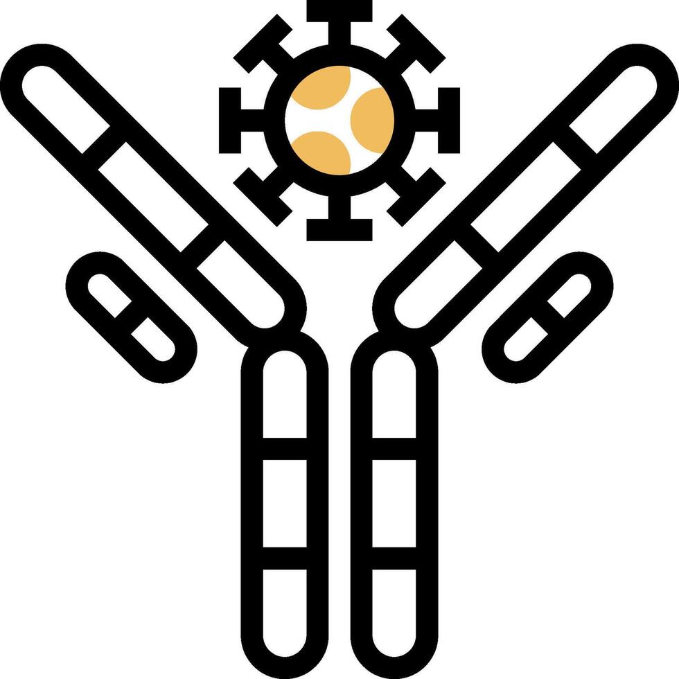 A logo with a man holding a cross and a chain vector