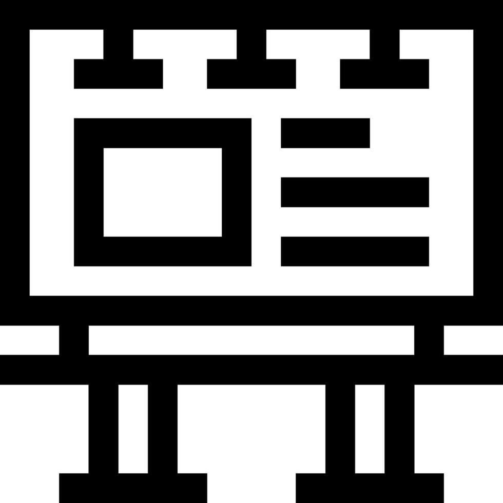 A black and white image of a desk with a computer vector