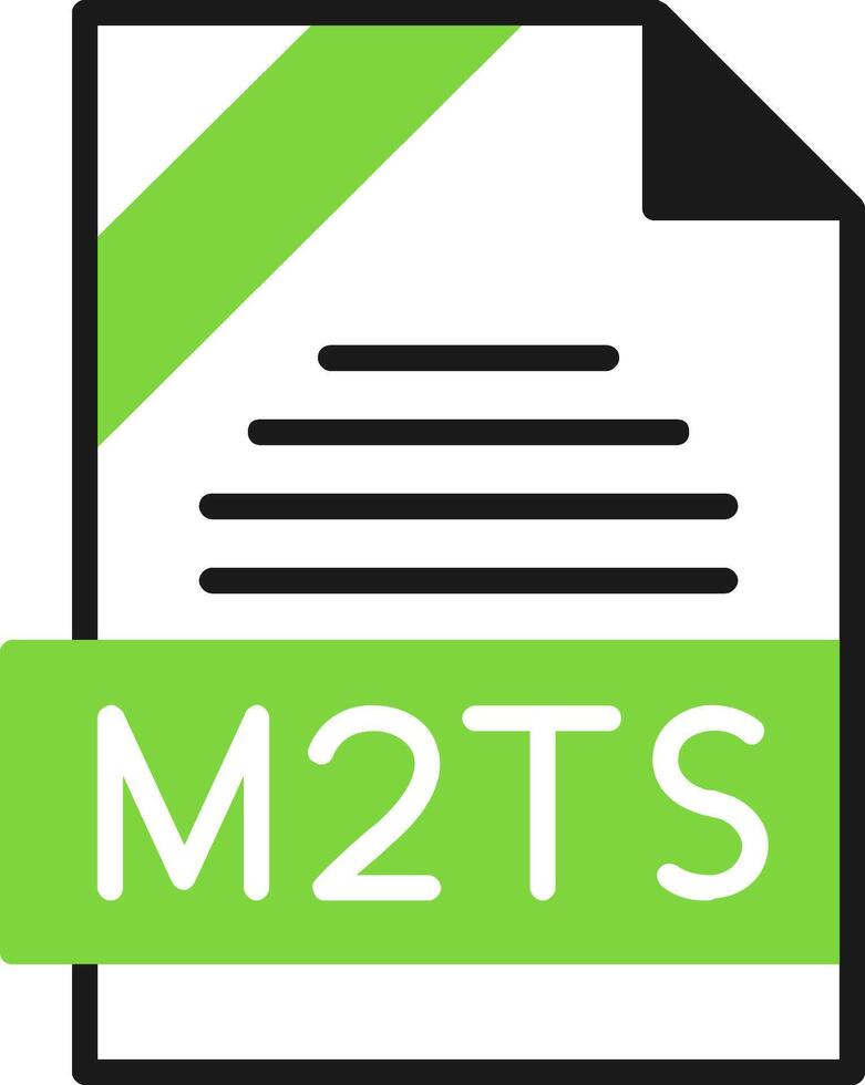 M2TS Icon Design vector
