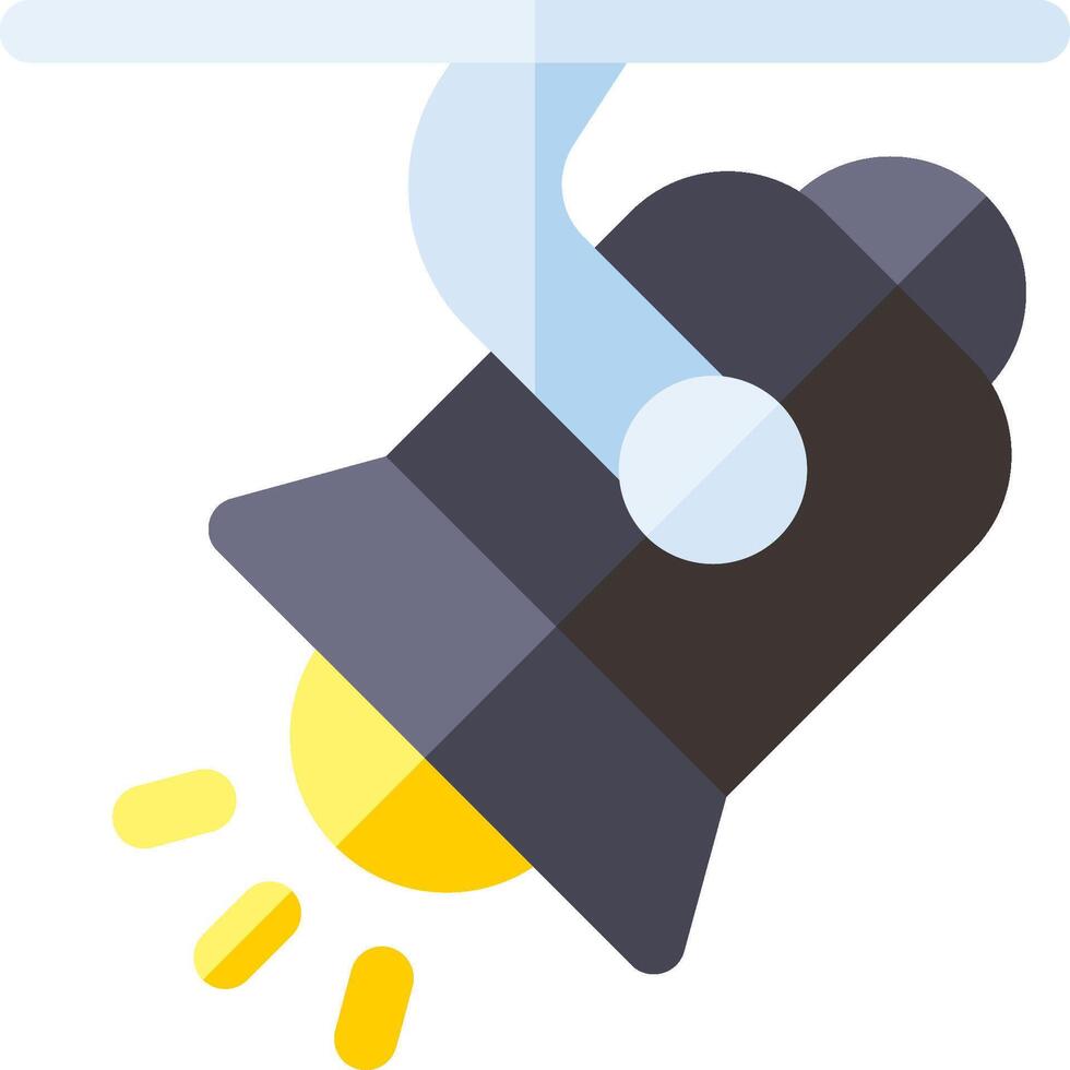 A light bulb is shining on a white background vector