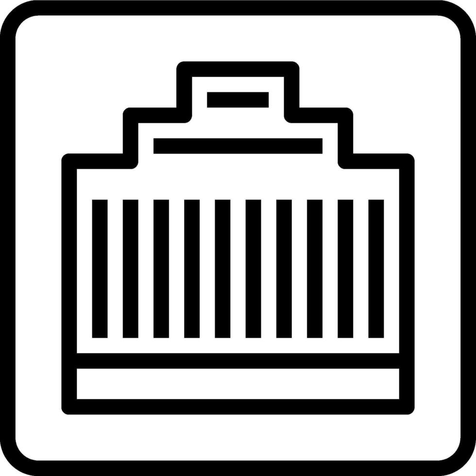 A black and white icon of a building vector