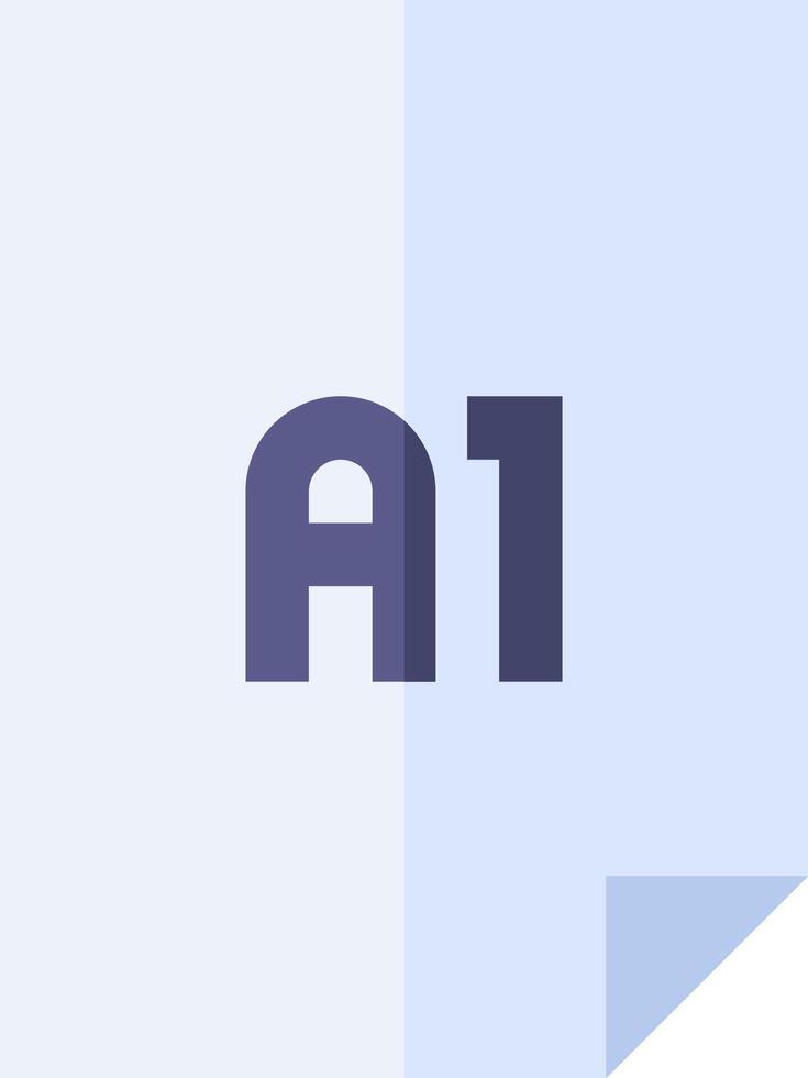 The a1 logo on a white background vector