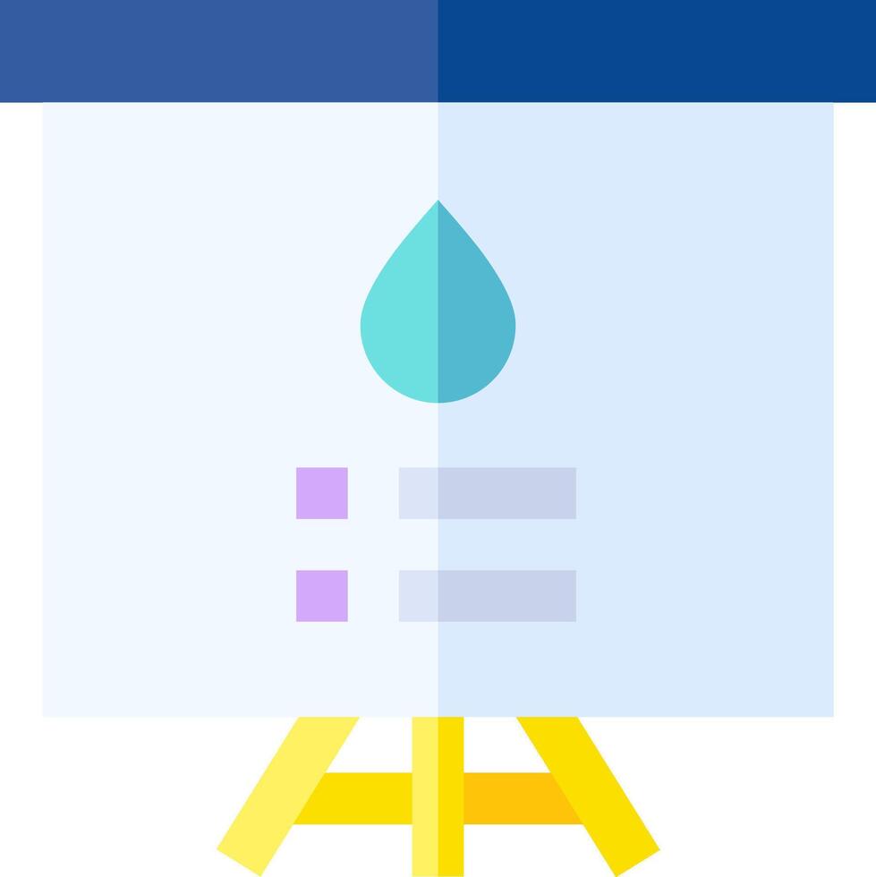 Water drop icon vector