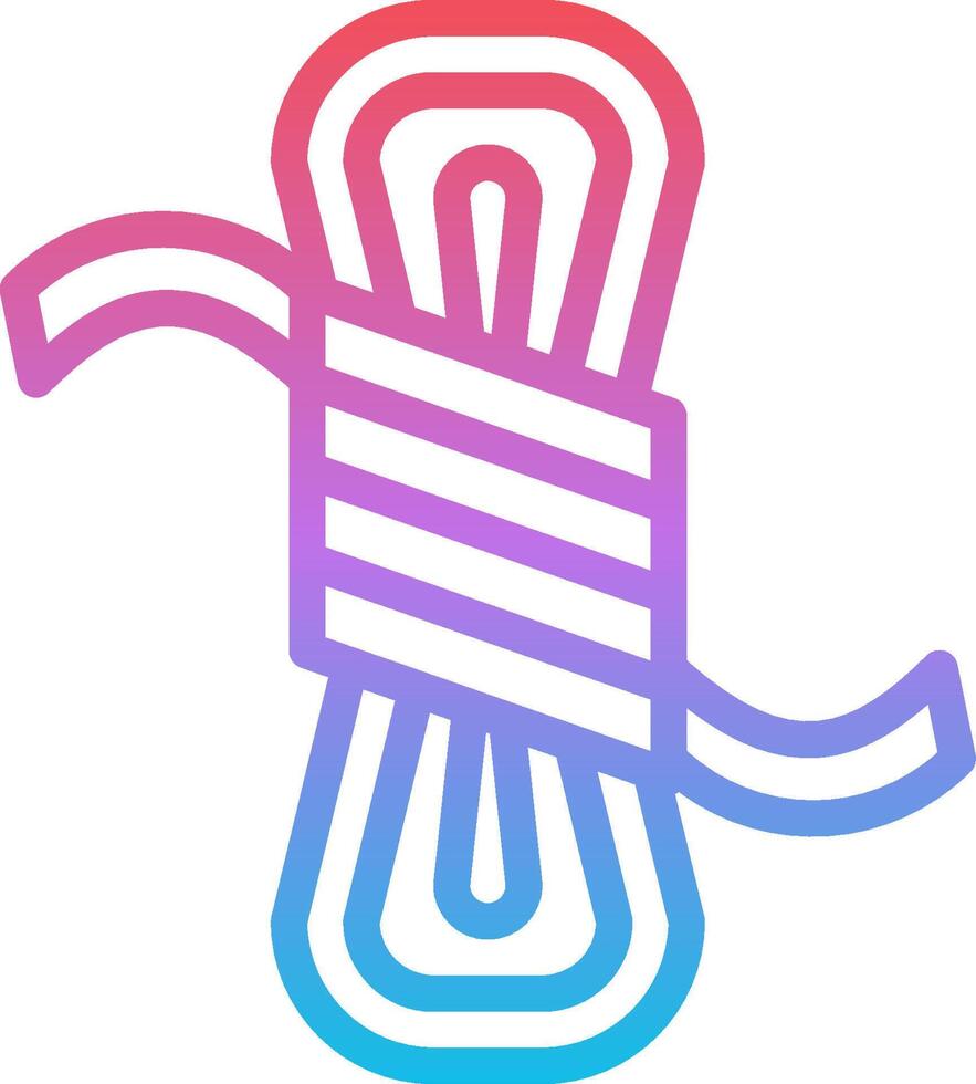 A colorful logo with a ribbon and a knot vector