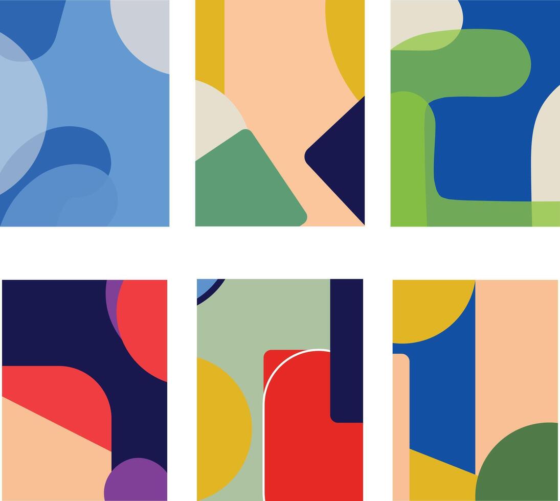 Abstract modern cover templates vector