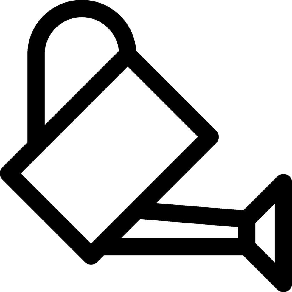 A watering can icon on a white background vector